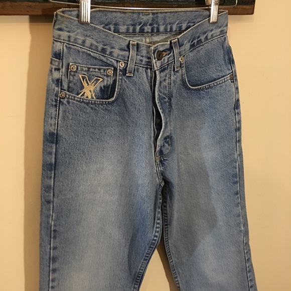 Vintage Manager High Waisted Light Wash Straight Leg Jeans Size 26 - Picture 5 of 14